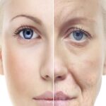 Woman's portrait  20,60 years old.